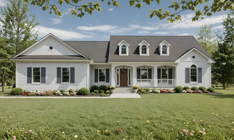 Full Rendering for House Plan #212002