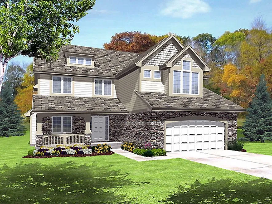 Full Rendering for House Plan #290802