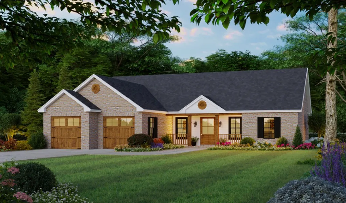 Full Rendering for House Plan #211041