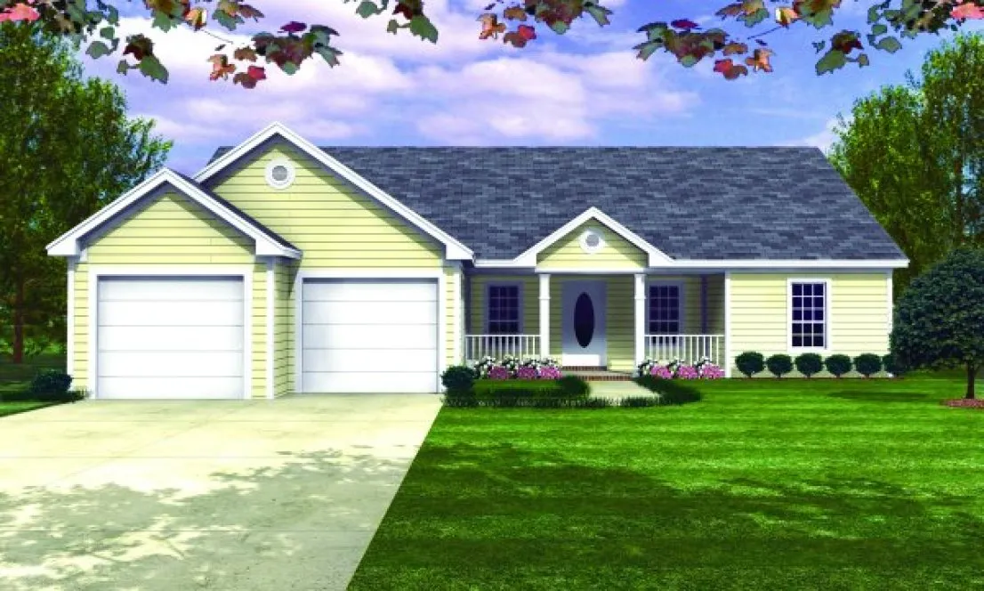 Full Rendering for House Plan #217241