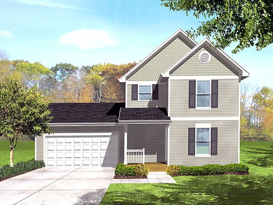 Full Rendering for House Plan #298003