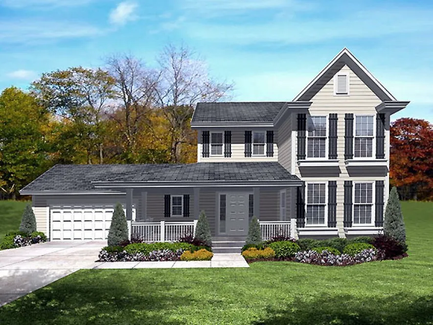 Full Rendering for House Plan #296103