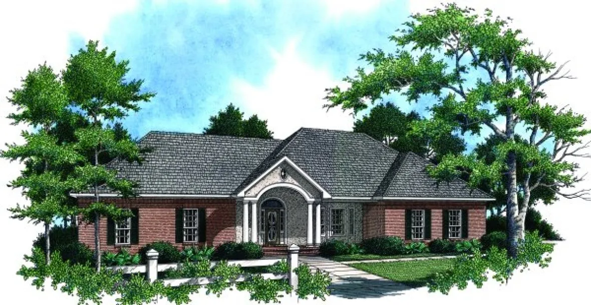 Full Rendering for House Plan #216981