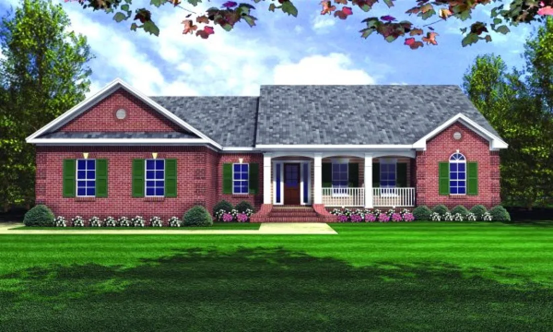 Full Rendering for House Plan #213081