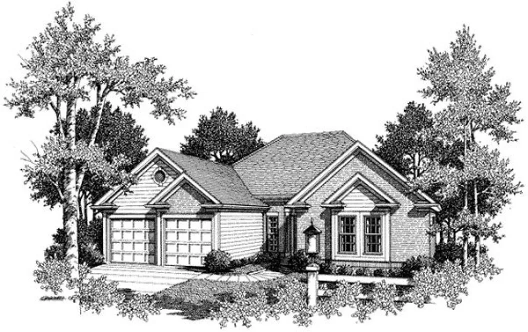 Full Rendering for House Plan #120481