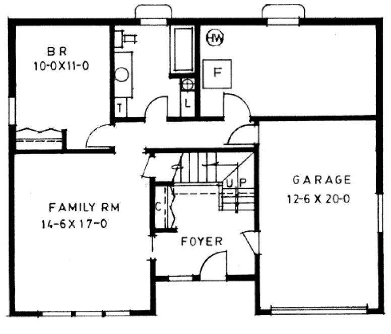 Basement Plan for House Plan #222161