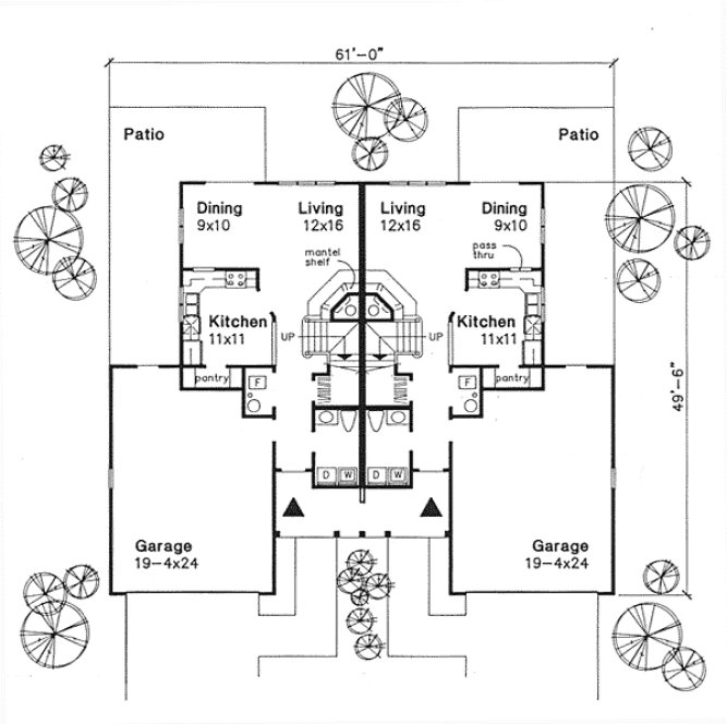 Main Floor Plan for House Plan #295029
