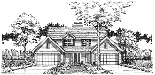 Full Rendering for House Plan #295029