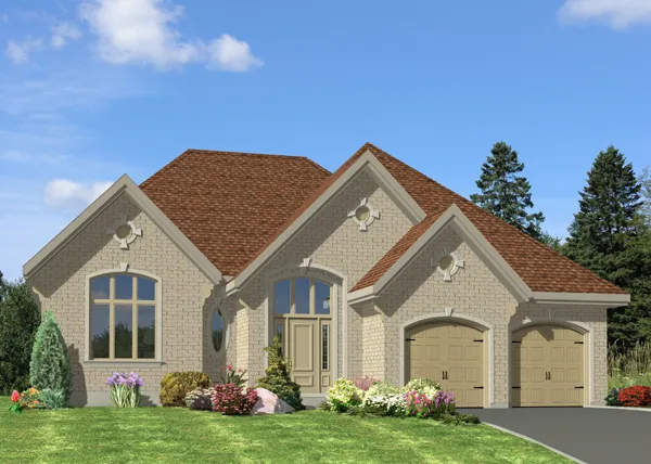 Full Rendering for House Plan #420306