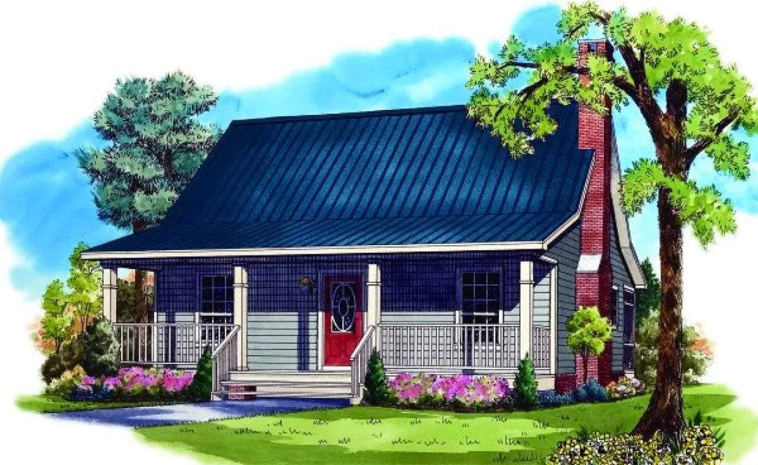 Full Rendering for House Plan #210590