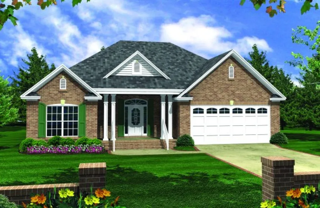 Full Rendering for House Plan #214051