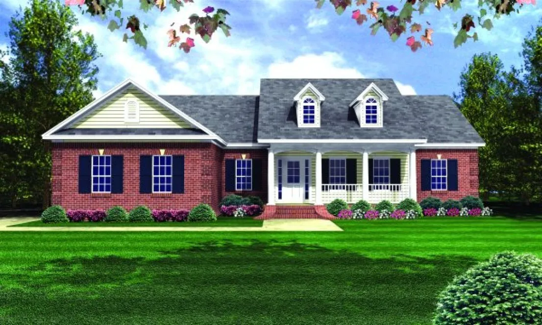 Full Rendering for House Plan #210051