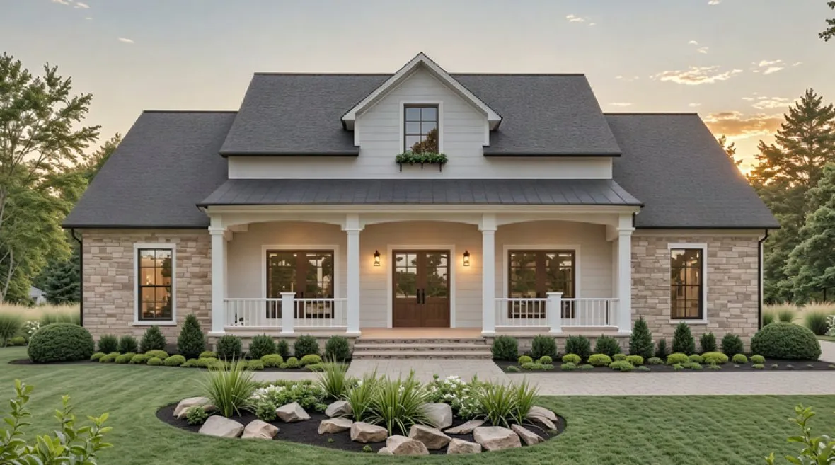 Full Rendering for House Plan #217012