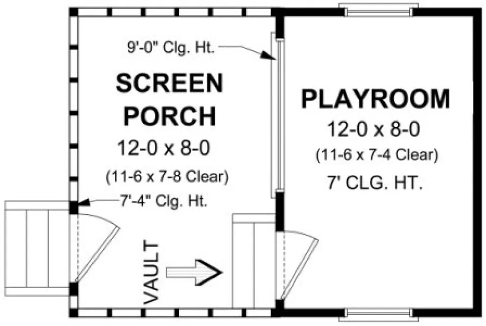 Main Floor Plan for Project Plan #212910