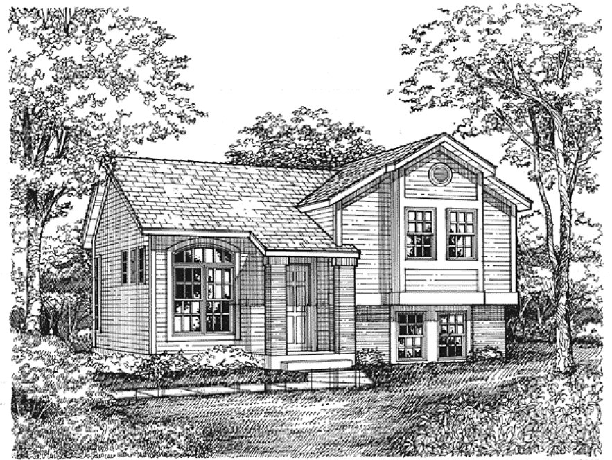 Full Rendering for House Plan #290129