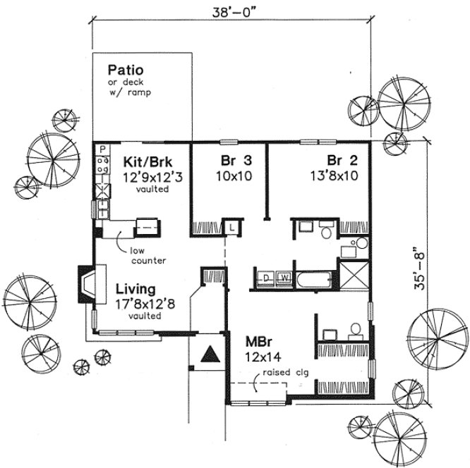 Main Floor Plan for House Plan #297129