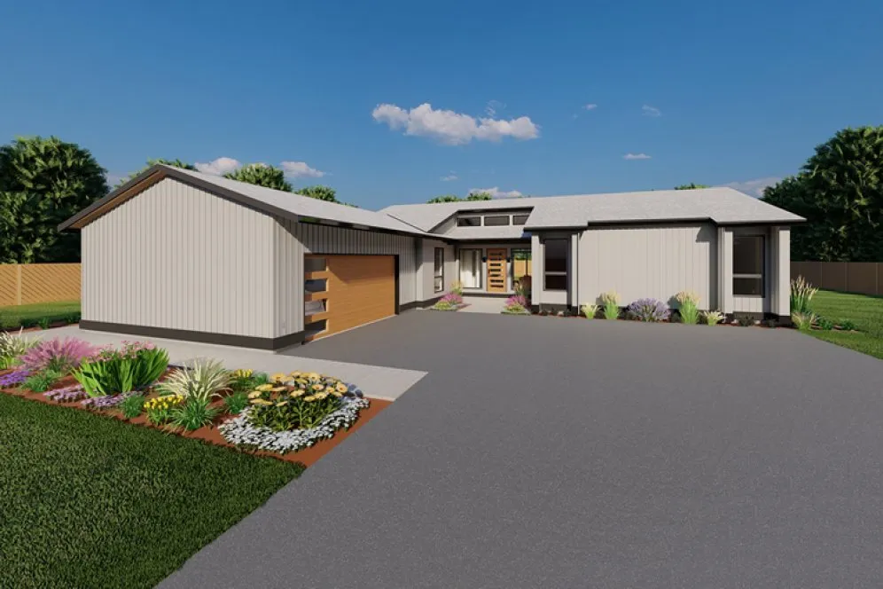 Full Rendering for House Plan #200225