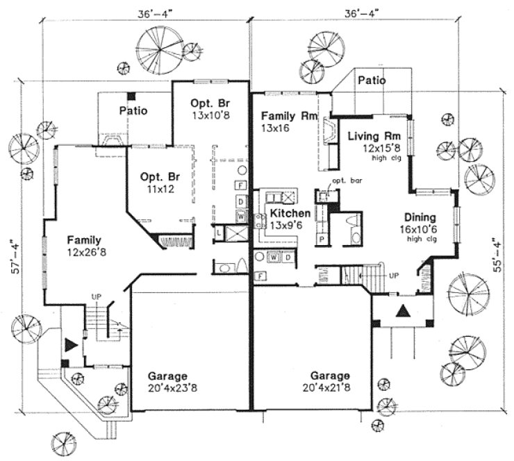 Main Floor Plan for House Plan #297039