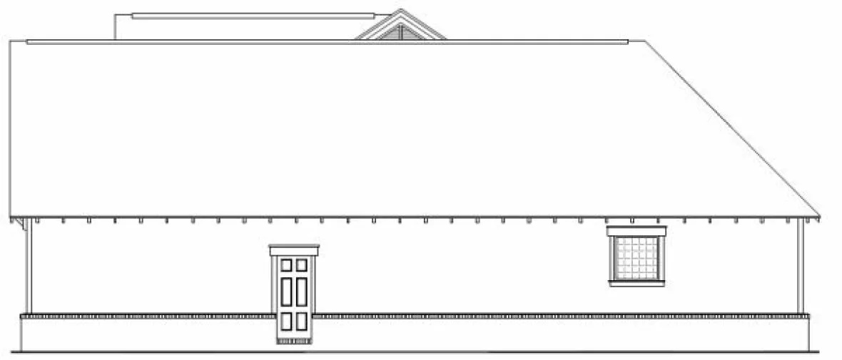 Right Elevation for House Plan #218012