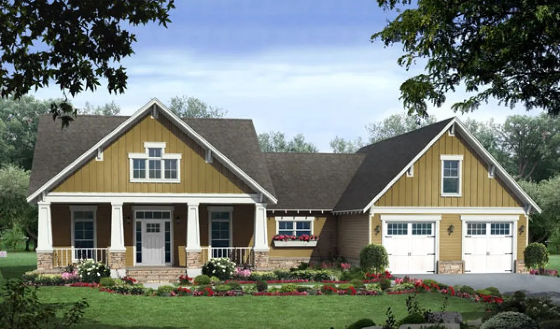 Full Rendering for House Plan #218012