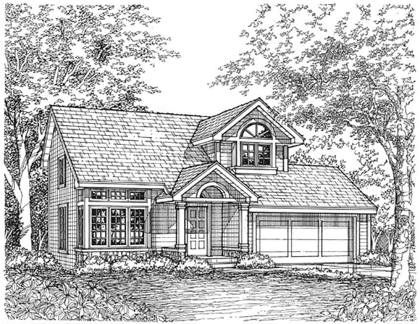 Full Rendering for House Plan #298139