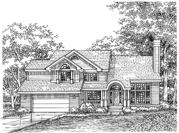 Full Rendering for House Plan #299139