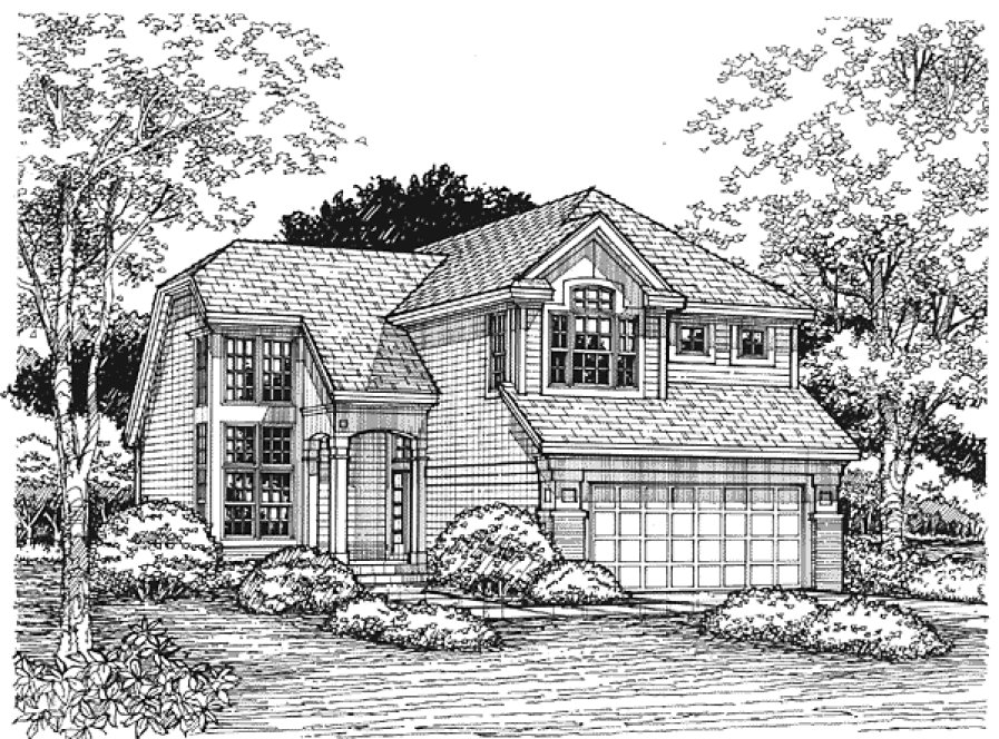 Full Rendering for House Plan #291239