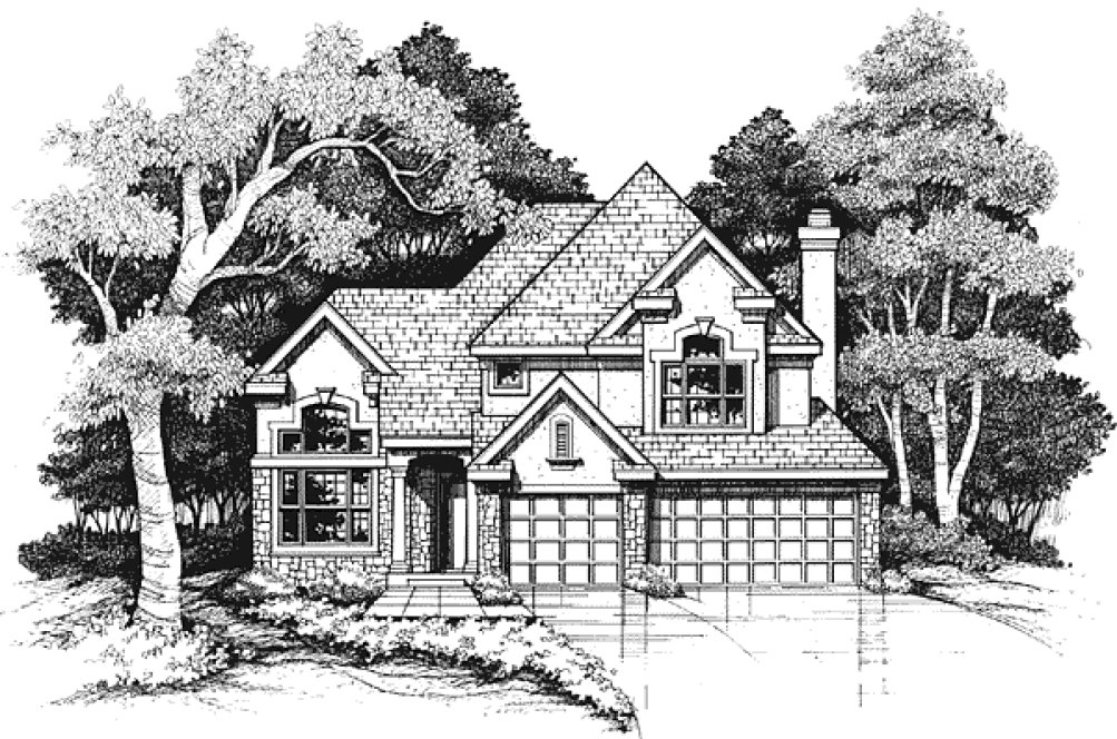 Full Rendering for House Plan #290339