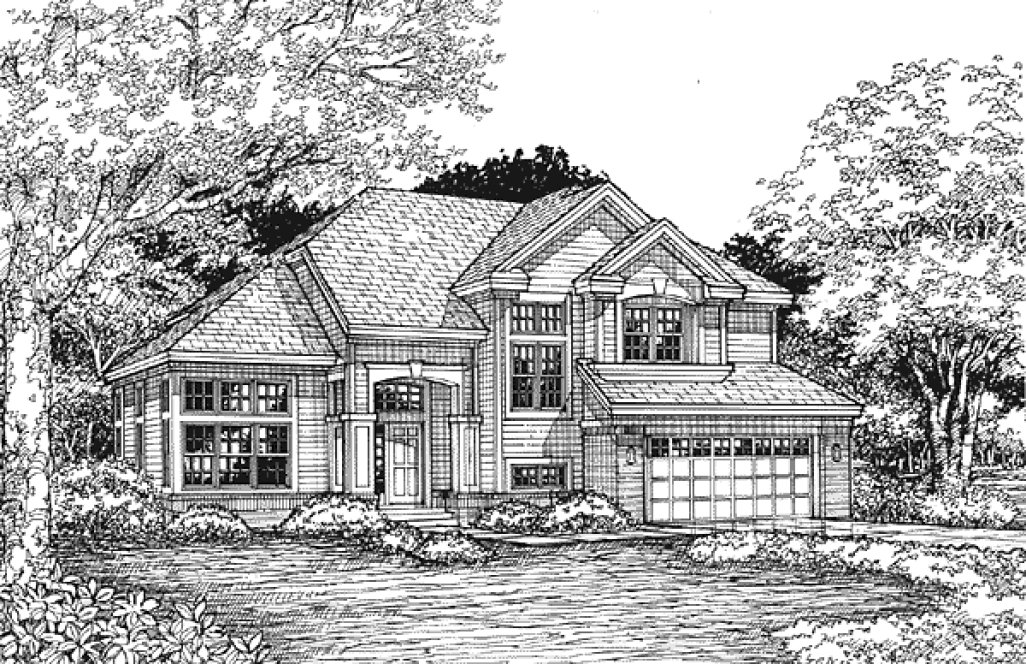 Full Rendering for House Plan #297339