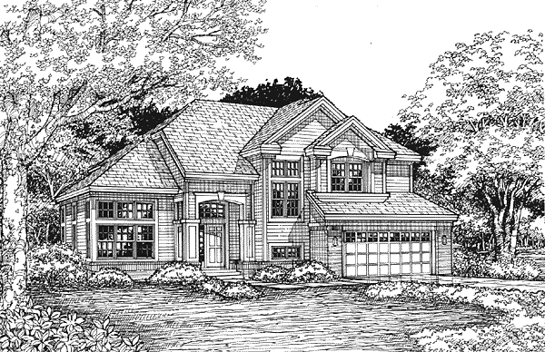 Full Rendering for House Plan #297339