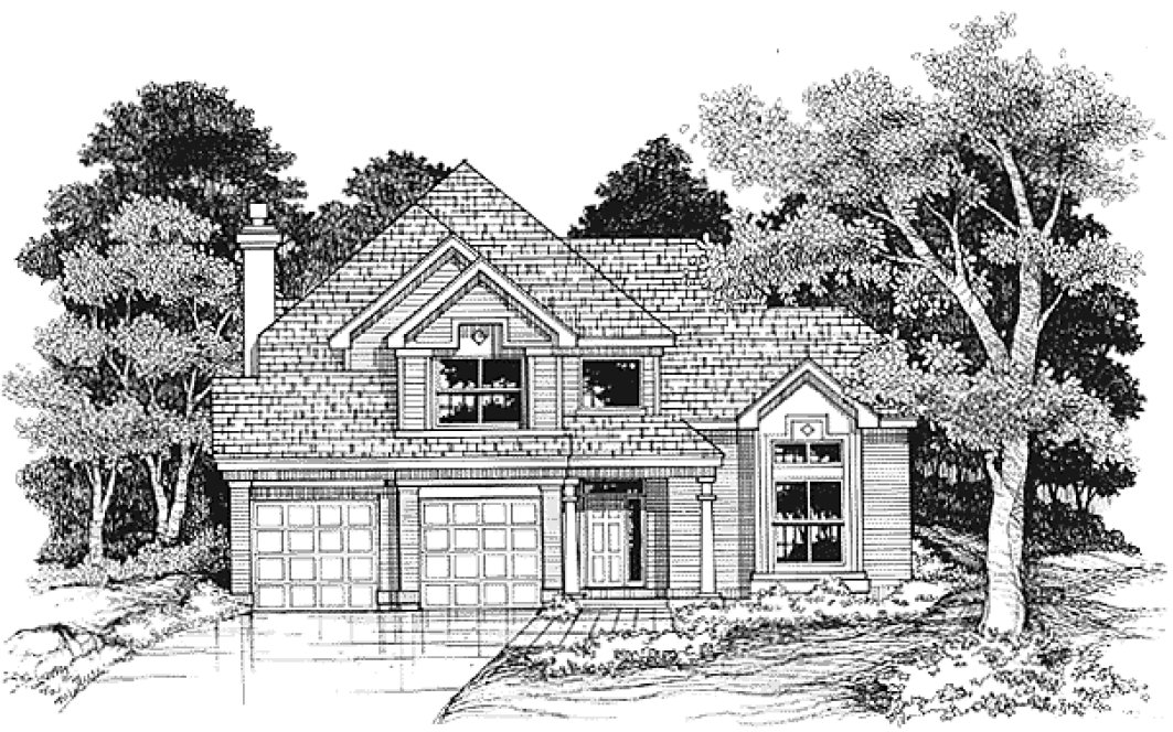 Full Rendering for House Plan #298339