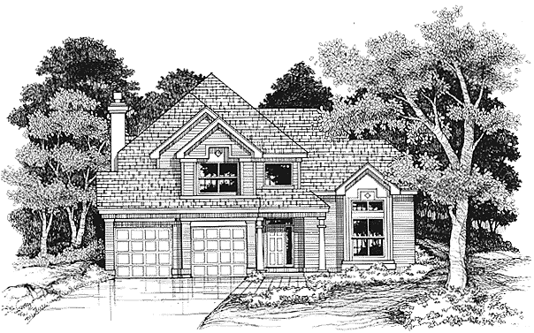 Full Rendering for House Plan #298339