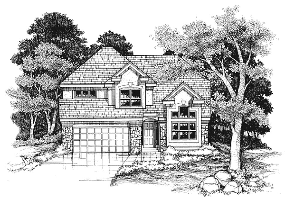 Full Rendering for House Plan #290439