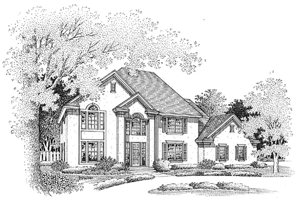 Full Rendering for House Plan #290149
