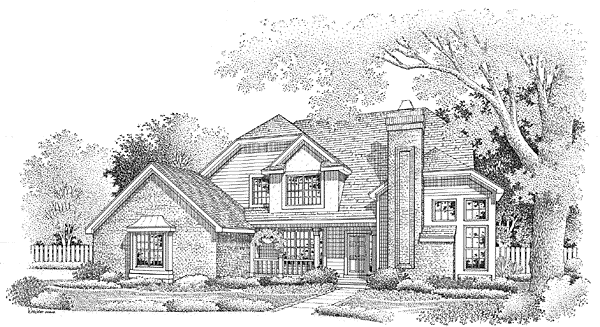 Full Rendering for House Plan #298149