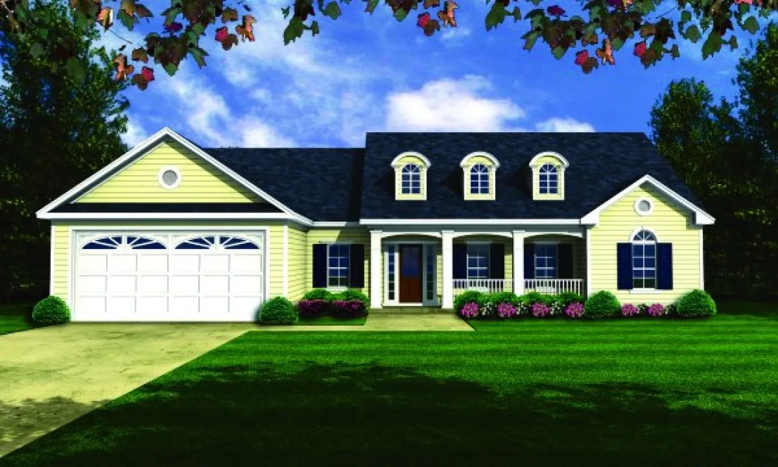 Full Rendering for House Plan #213571
