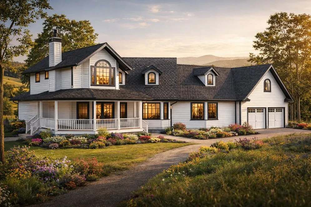 Full Rendering for House Plan #347362