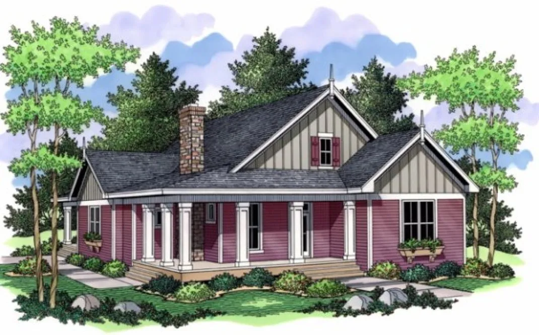 Full Rendering for House Plan #288081