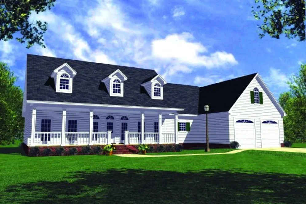 Full Rendering for House Plan #219971
