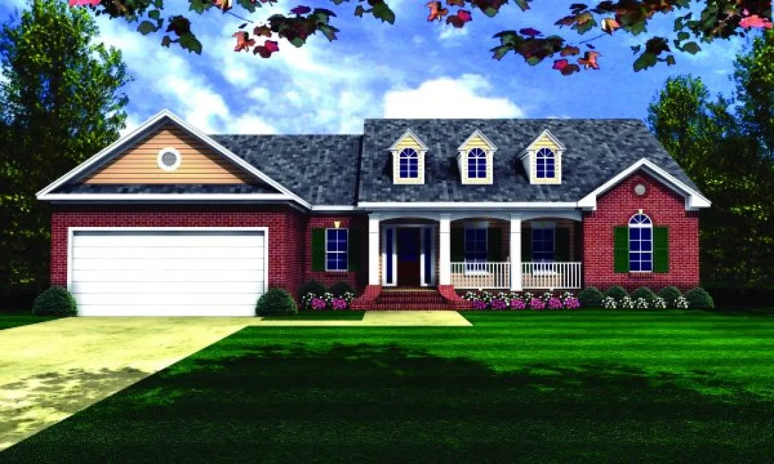 Full Rendering for House Plan #214081