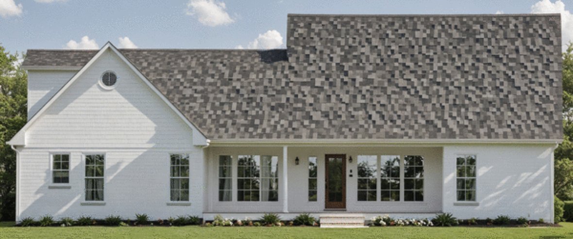 Rear Elevation for House Plan #219081