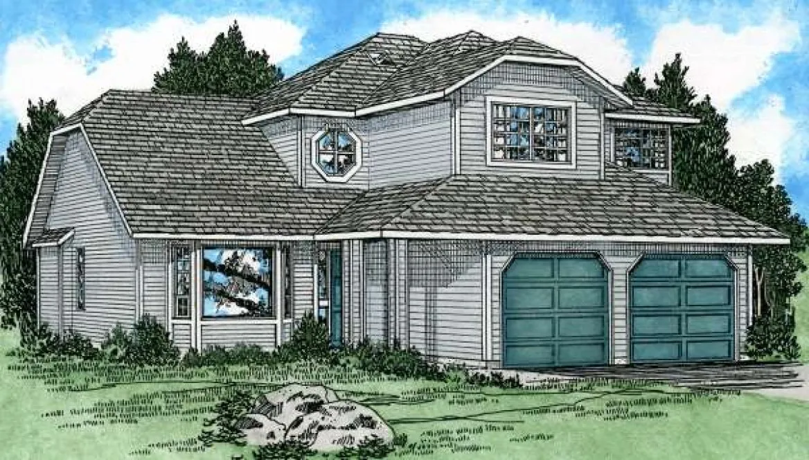 Full Rendering for House Plan #200933