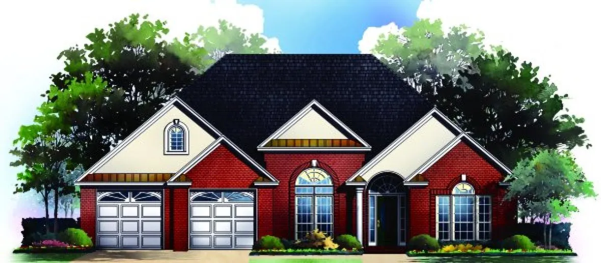 Full Rendering for House Plan #210091