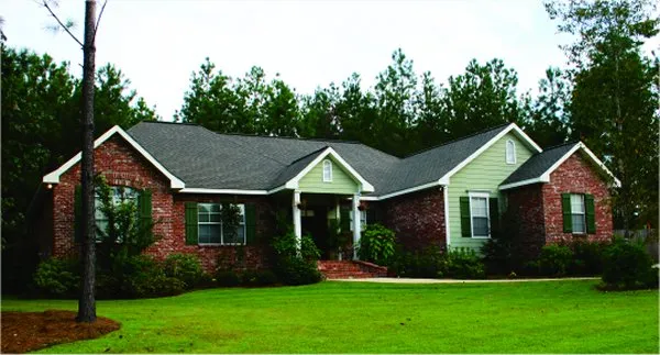 Full Rendering for House Plan #210002