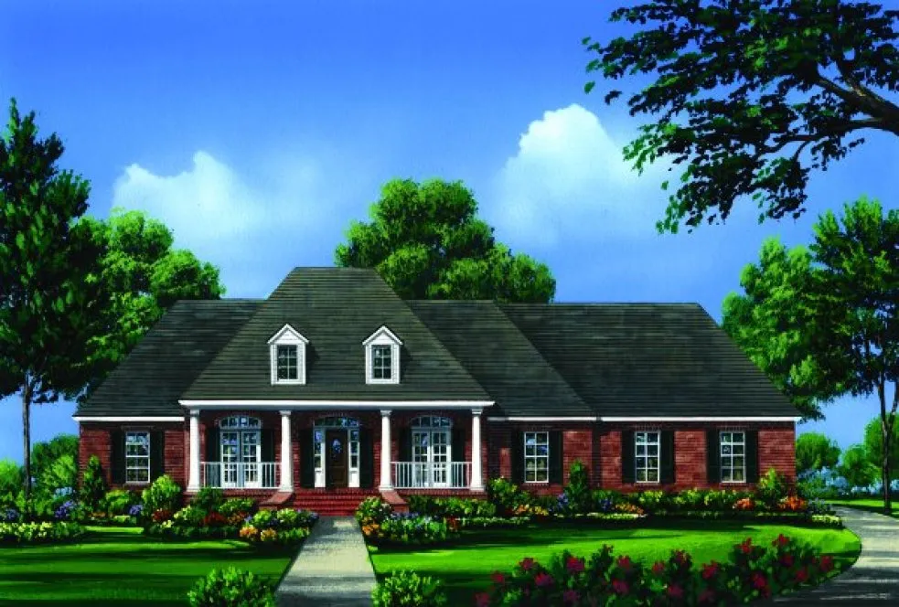 Full Rendering for House Plan #212062