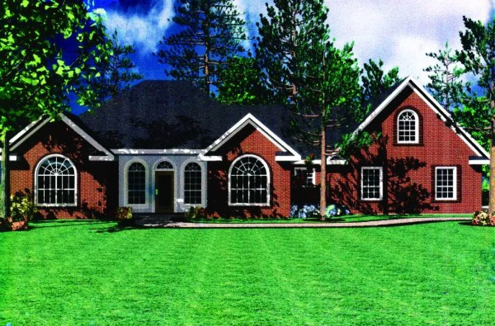 Full Rendering for House Plan #218361