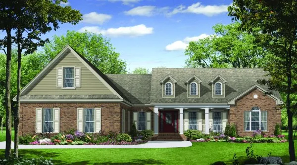 Full Rendering for House Plan #213122