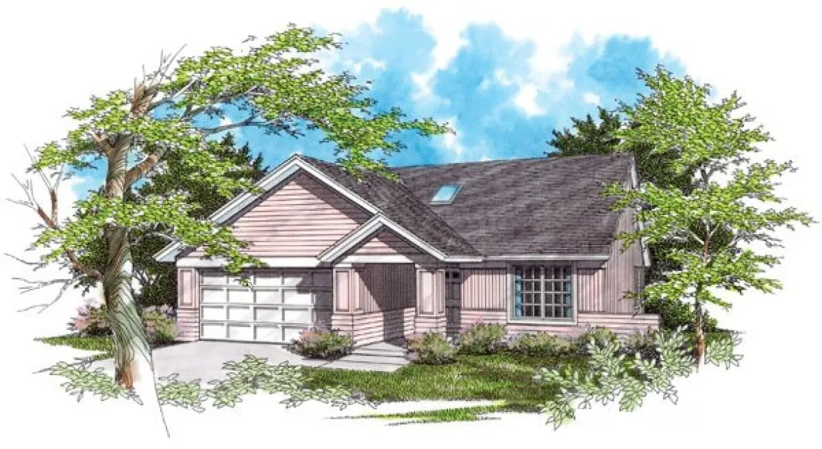 Full Rendering for House Plan #321231
