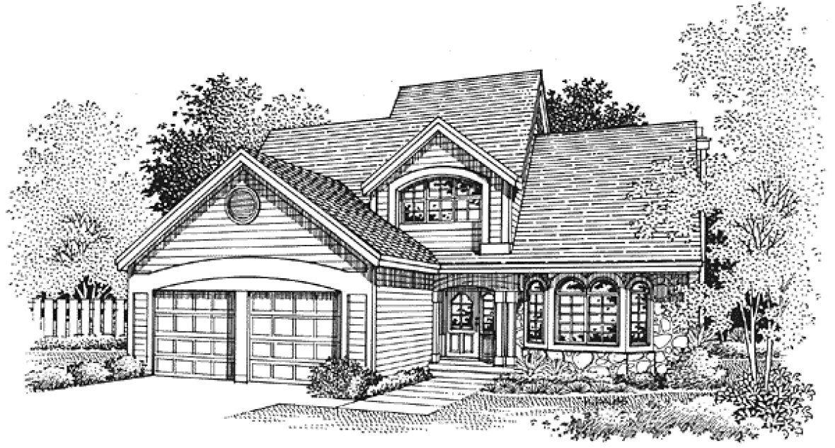 Full Rendering for House Plan #294059