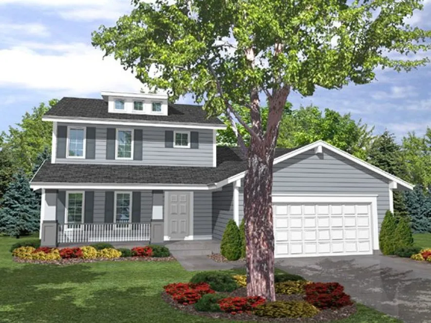 Full Rendering for House Plan #296022